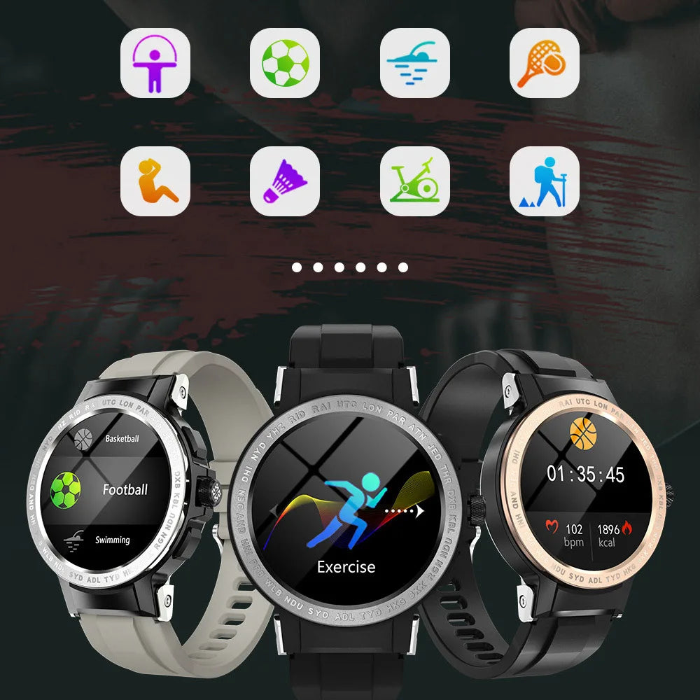Niwevol Sports Smart Watch Men IP68 Waterproof 24 Exercise Modes 2022 New Smartwatch for Android Ios Heart Rate Fitness Watches.