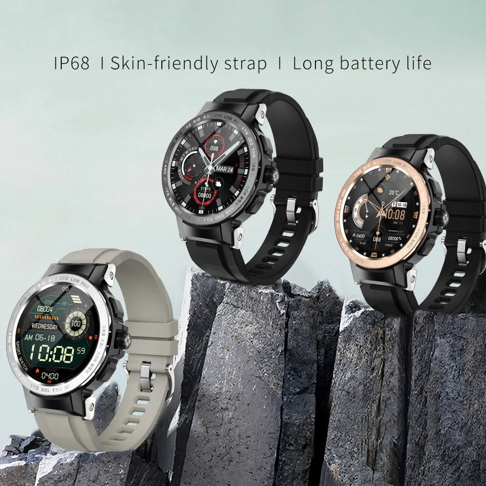 Niwevol Sports Smart Watch Men IP68 Waterproof 24 Exercise Modes 2022 New Smartwatch for Android Ios Heart Rate Fitness Watches.