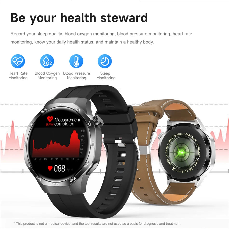 GPS Sports Smartwatch, Heart Rate, NFC, Compass, IP68 Waterproof