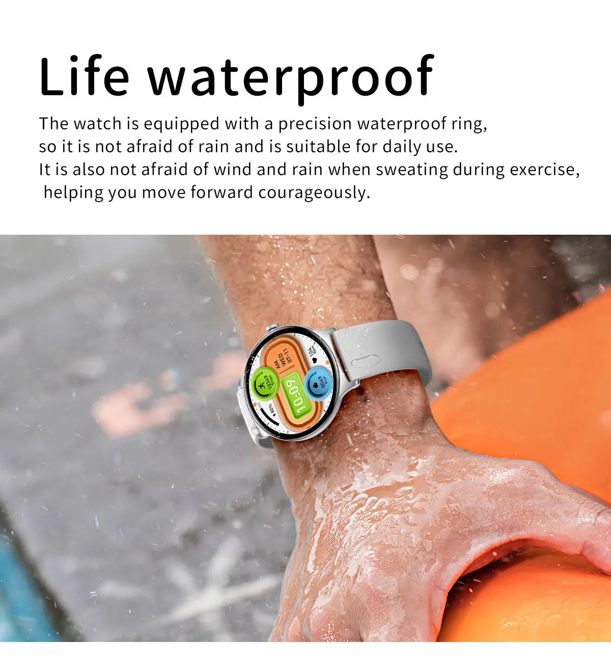 Ultra-Thin 1.43" Smart Watch HD AMOLED Screen Wireless Calling 100+ Sports Modes