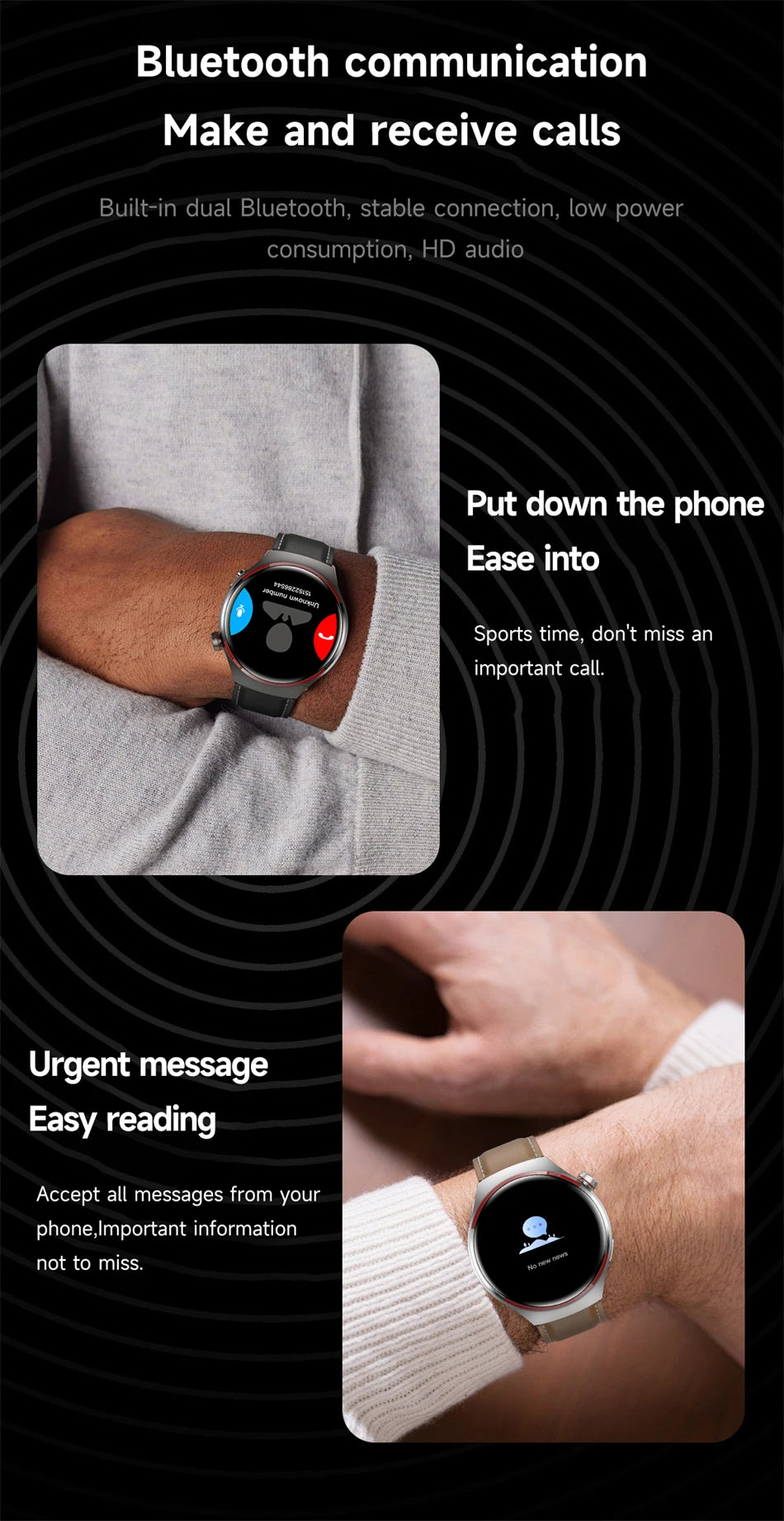4 PRO Space Exploration Smartwatch HD GPS NFC Bluetooth Call Heart Rate & Fitness Tracker
