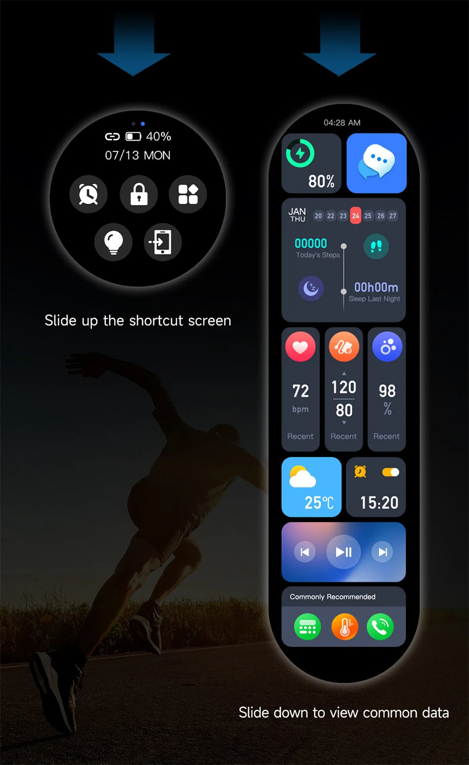 4 PRO Space Exploration Smartwatch HD GPS NFC Bluetooth Call Heart Rate & Fitness Tracker