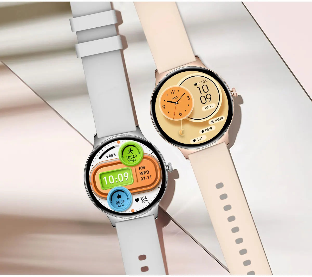 Ultra-Thin 1.43" Smart Watch HD AMOLED Screen Wireless Calling 100+ Sports Modes