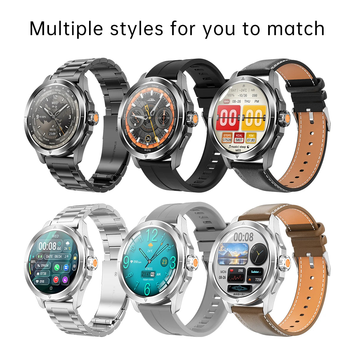 2024 S4 Ultra Smartwatch - AMOLED GPS Bluetooth NFC Call 5ATM Waterproof Fitness Tracker
