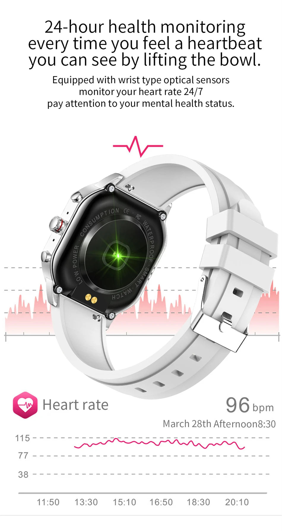2024 Women’s Smart Watch 1.4" AMOLED Health Tracker Waterproof Bluetooth Call