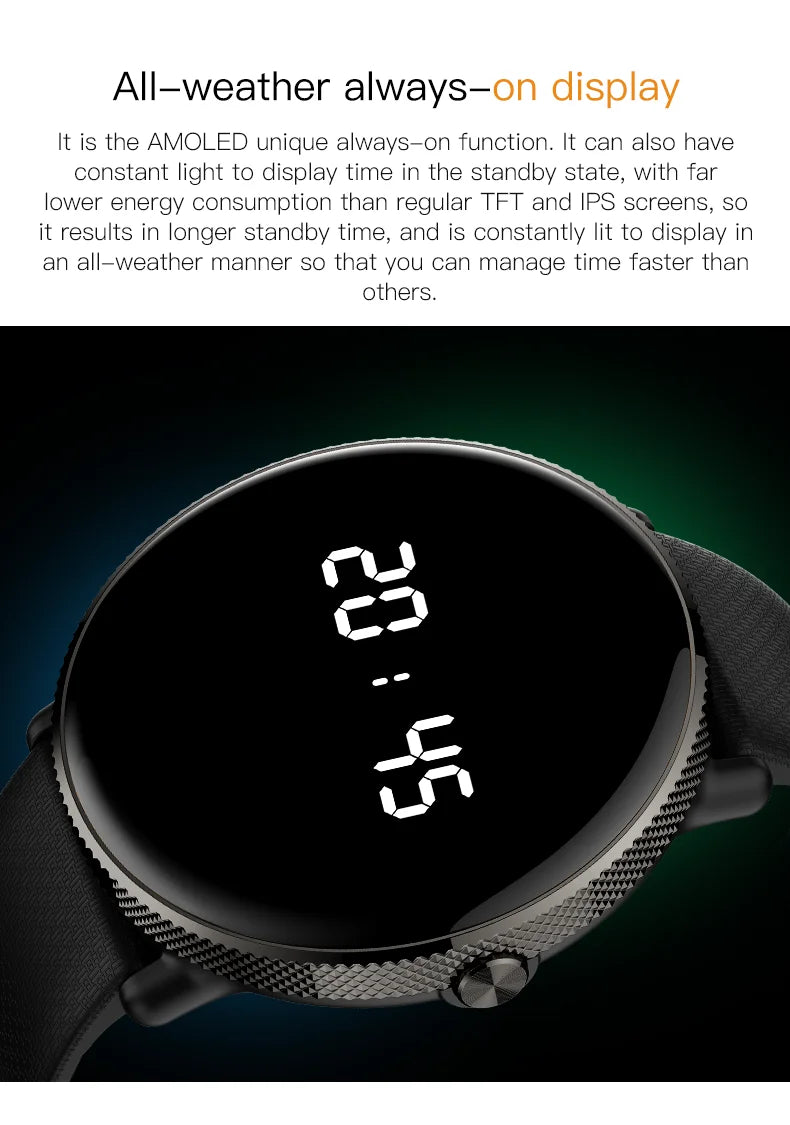 2024 Smartwatch Fitness Tracker with Bluetooth Call & IP68 Waterproof