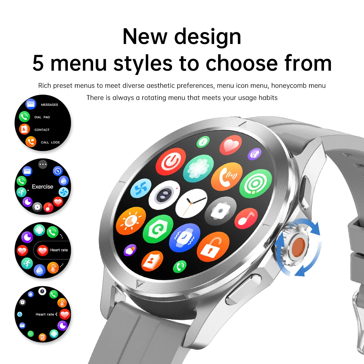 2024 S4 Ultra Smartwatch - AMOLED GPS Bluetooth NFC Call 5ATM Waterproof Fitness Tracker