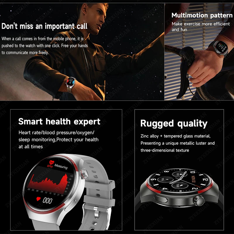 4 PRO Space Exploration Smartwatch HD GPS NFC Bluetooth Call Heart Rate & Fitness Tracker