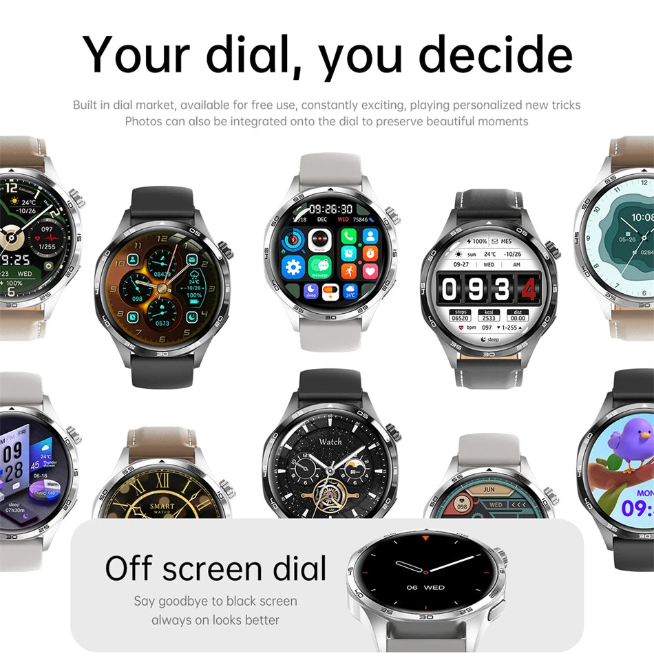 Smart Watch 5 Pro: AMOLED HD, Bluetooth Call, GPS, NFC, Fitness & Health Tracker