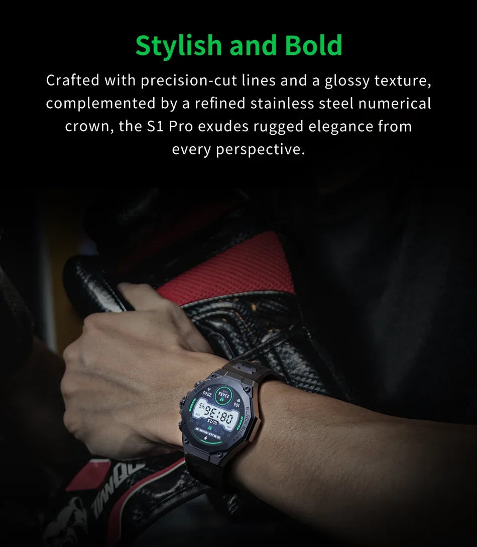 Global Version Black Shark S1 Pro - 1.43'' AMOLED, NFC, Wireless Charging, 15-Day Battery