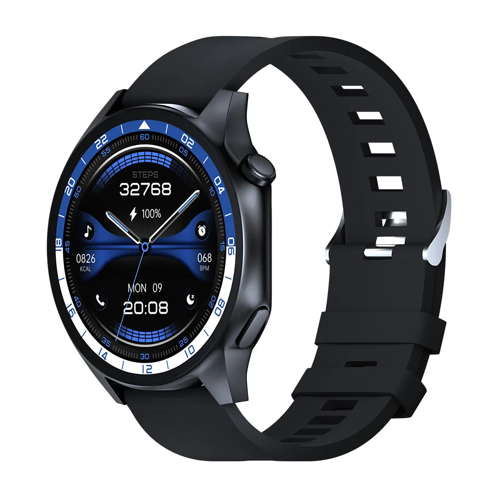 1.43'' TFT Smart Watch - 4GB RAM, Music, Health Monitoring, Bluetooth Call, Waterproof