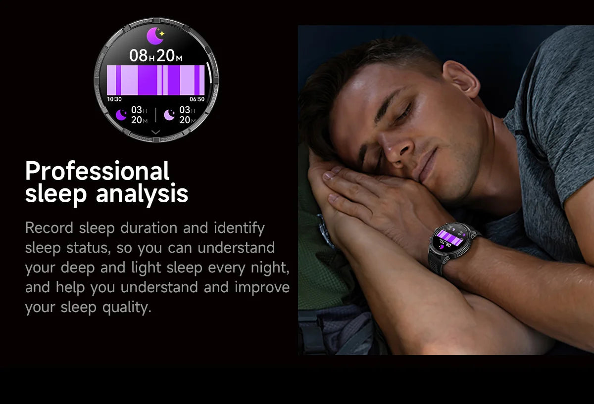 1.85" Ultra HD Smartwatch with NFC, Bluetooth Calling, 710mAh Battery, Fitness & Health Tracking