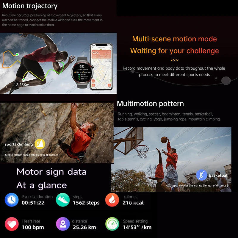 4 PRO Space Exploration Smartwatch HD GPS NFC Bluetooth Call Heart Rate & Fitness Tracker