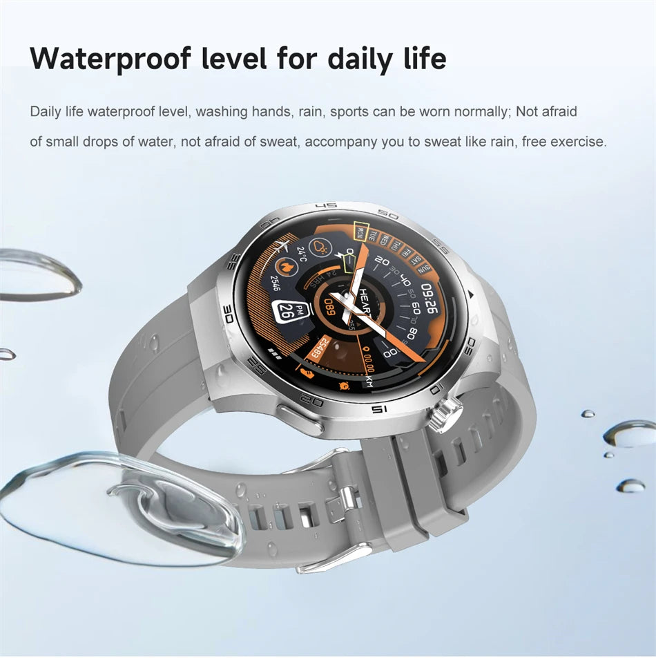 GPS Sports Smartwatch, Heart Rate, NFC, Compass, IP68 Waterproof
