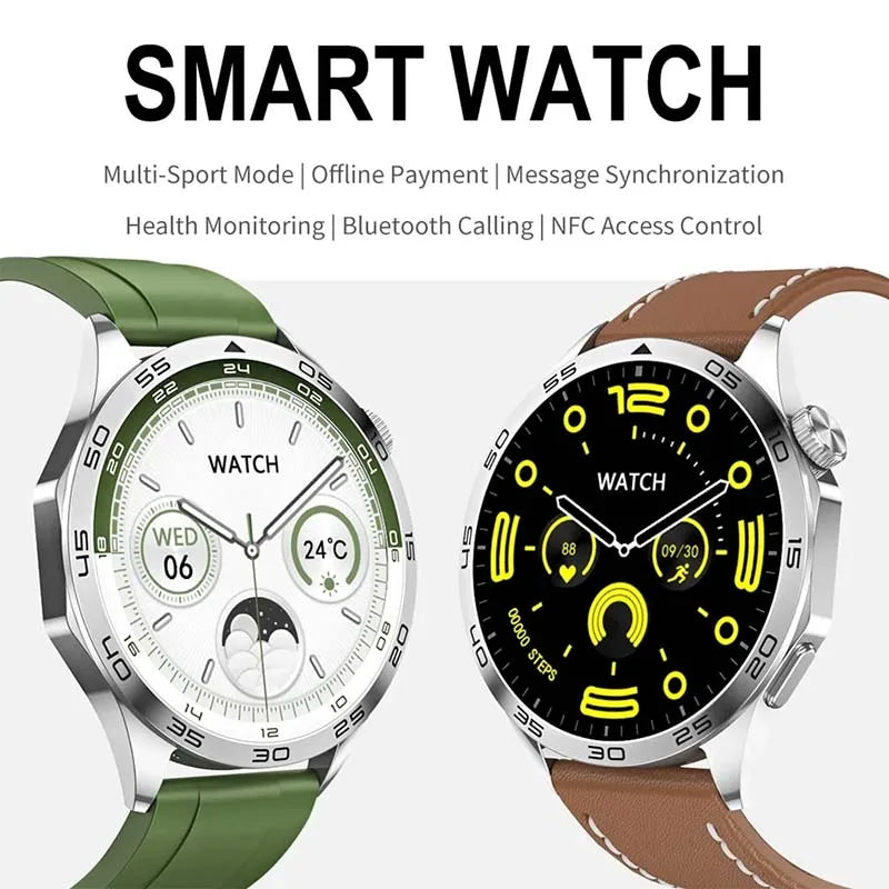 2024 Men's Smartwatch | Bluetooth Calling, IP68 Waterproof, Heart Rate Monitor, Fitness Tracker