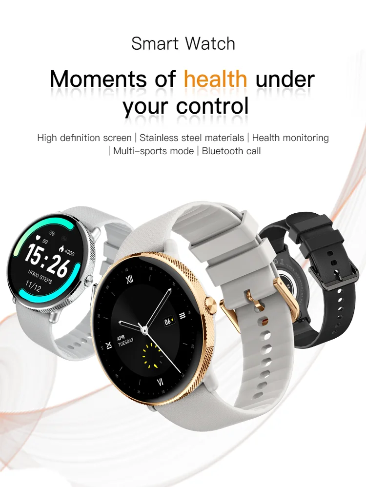 2024 Smartwatch Fitness Tracker with Bluetooth Call & IP68 Waterproof