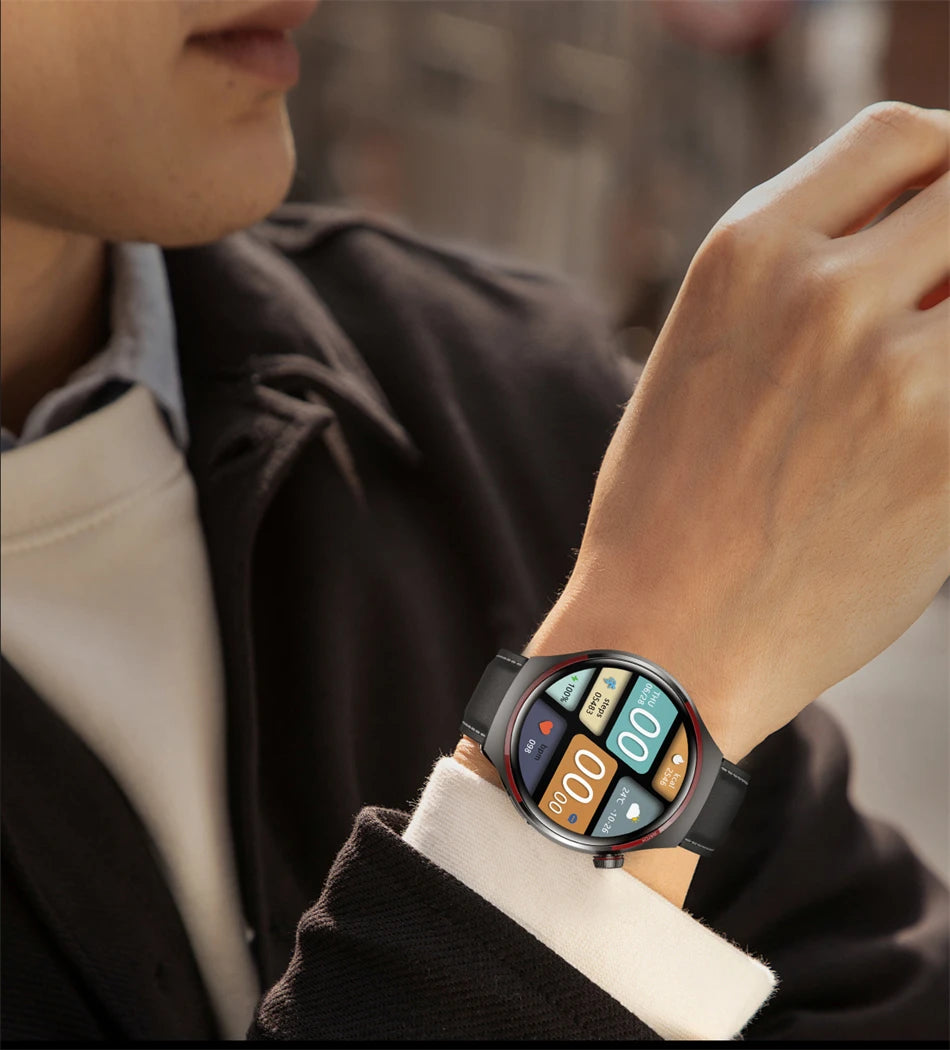 4 PRO Space Exploration Smartwatch HD GPS NFC Bluetooth Call Heart Rate & Fitness Tracker