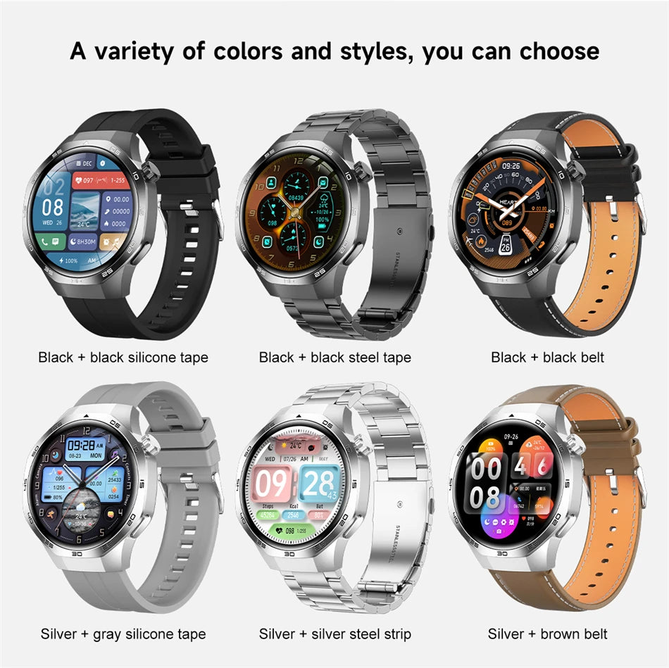 GPS Sports Smartwatch, Heart Rate, NFC, Compass, IP68 Waterproof