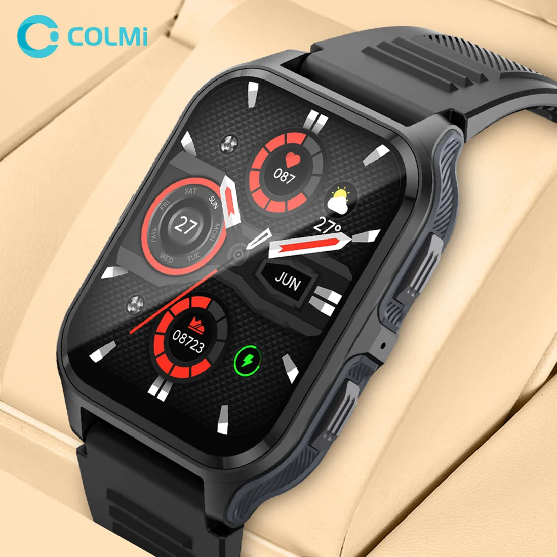 1.9'' Military Smartwatch for Men | Bluetooth Call, IP68 Waterproof, Fitness Tracker