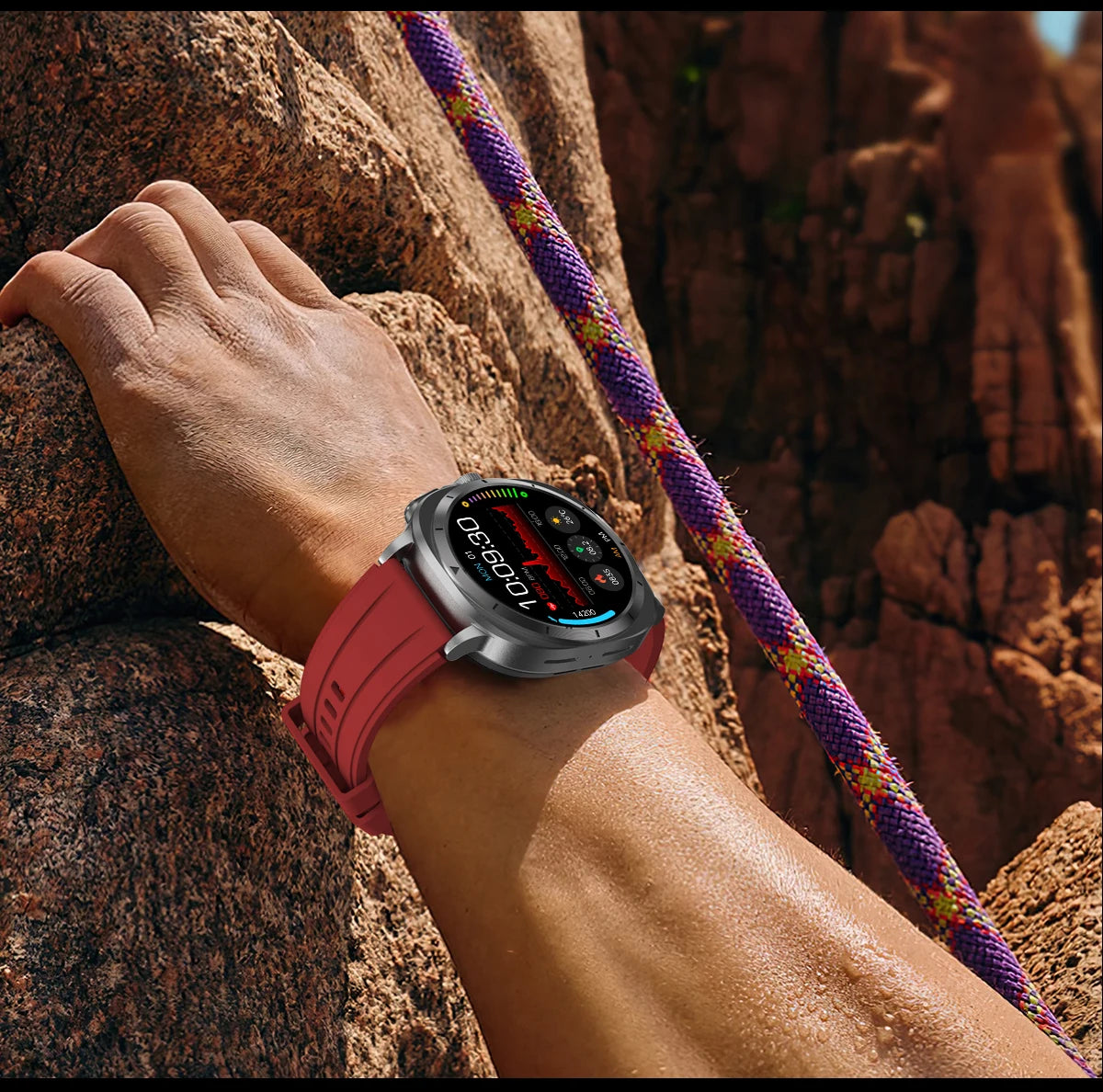 2025 AI Health Smartwatch: ECG, Blood Monitoring, HRV, NFC, Bluetooth Calls, Men's Fitness Tracker