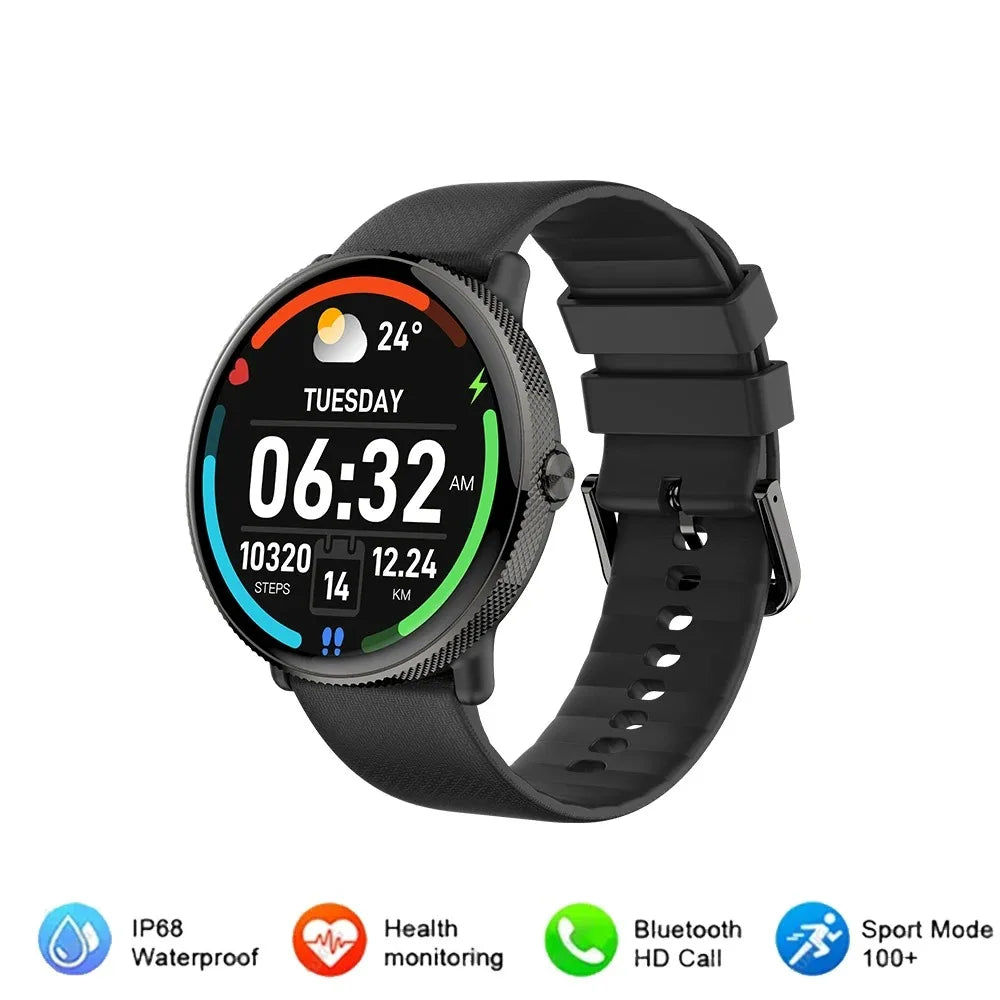 2024 Smartwatch Fitness Tracker with Bluetooth Call & IP68 Waterproof