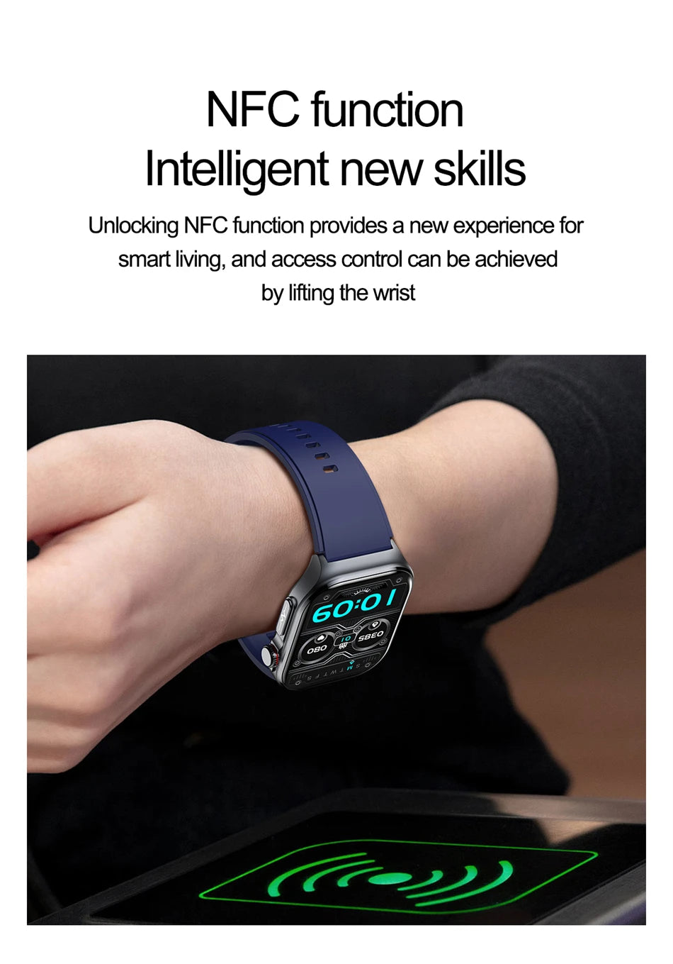 2.04" AI Medical Smartwatch, Blood Lipids, Uric Acid, ECG+PPG, Bluetooth Call, Waterproof