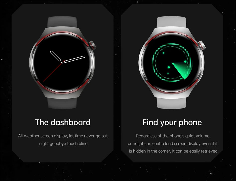 4 PRO Space Exploration Smartwatch HD GPS NFC Bluetooth Call Heart Rate & Fitness Tracker
