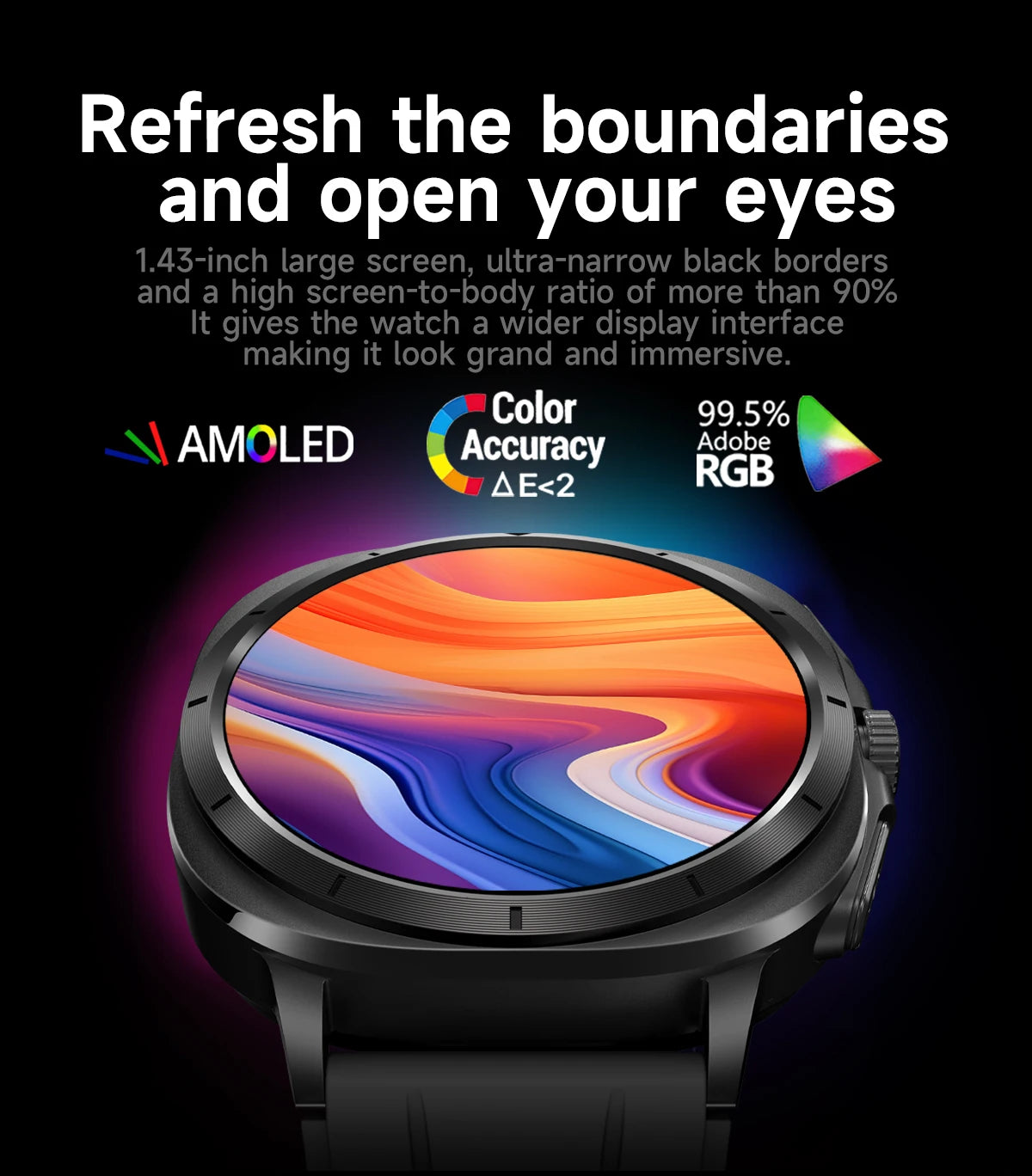 2025 AI Health Smartwatch: ECG, Blood Monitoring, HRV, NFC, Bluetooth Calls, Men's Fitness Tracker