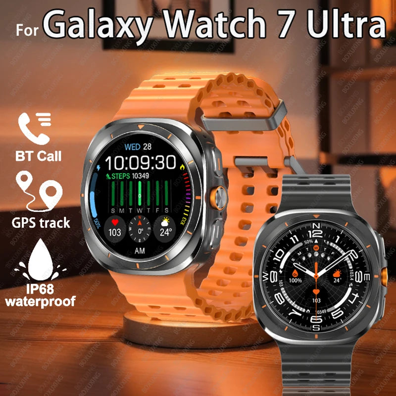 GPS AMOLED Smartwatch: Outdoor Sports, BT Calling, NFC, IP68