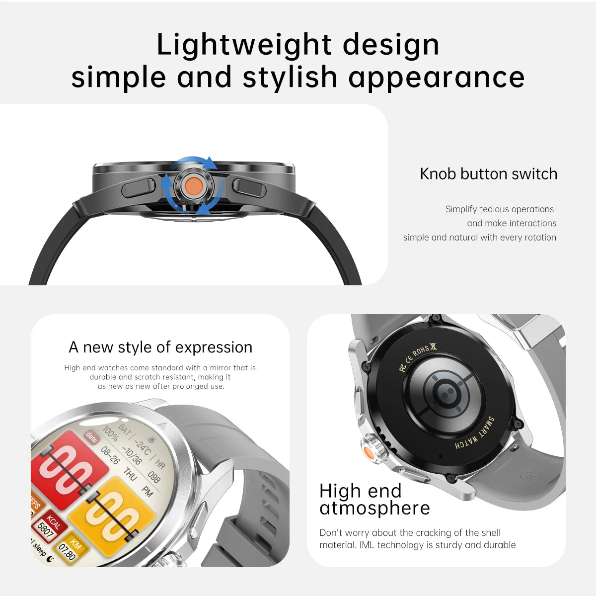 2024 S4 Ultra Smartwatch - AMOLED GPS Bluetooth NFC Call 5ATM Waterproof Fitness Tracker