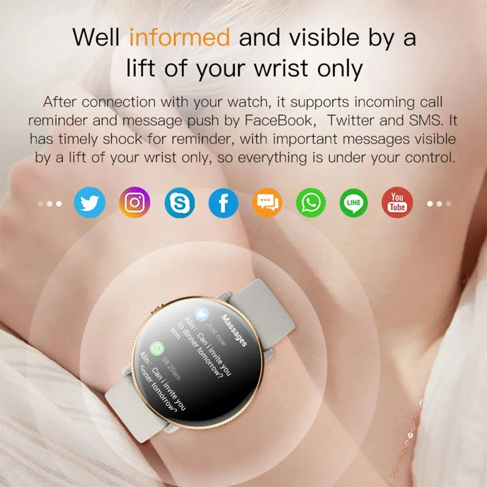 2024 Smartwatch Fitness Tracker with Bluetooth Call & IP68 Waterproof
