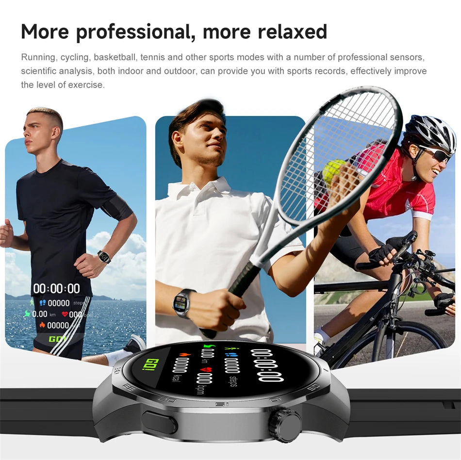 GPS Sports Smartwatch, Heart Rate, NFC, Compass, IP68 Waterproof