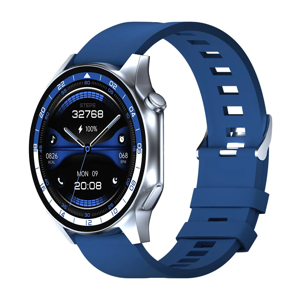 1.43'' TFT Smart Watch - 4GB RAM, Music, Health Monitoring, Bluetooth Call, Waterproof