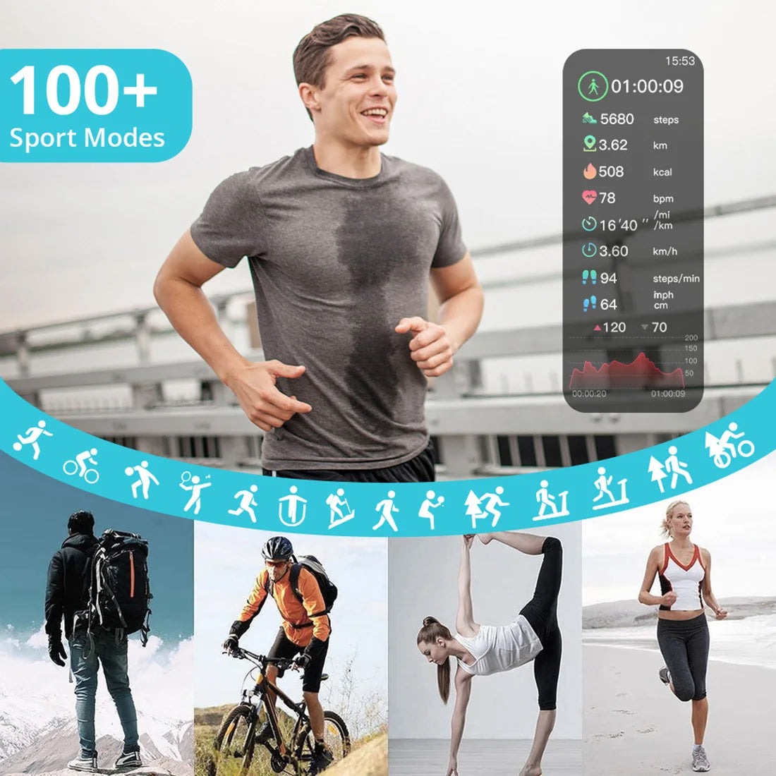 1.9'' Military Smartwatch for Men | Bluetooth Call, IP68 Waterproof, Fitness Tracker