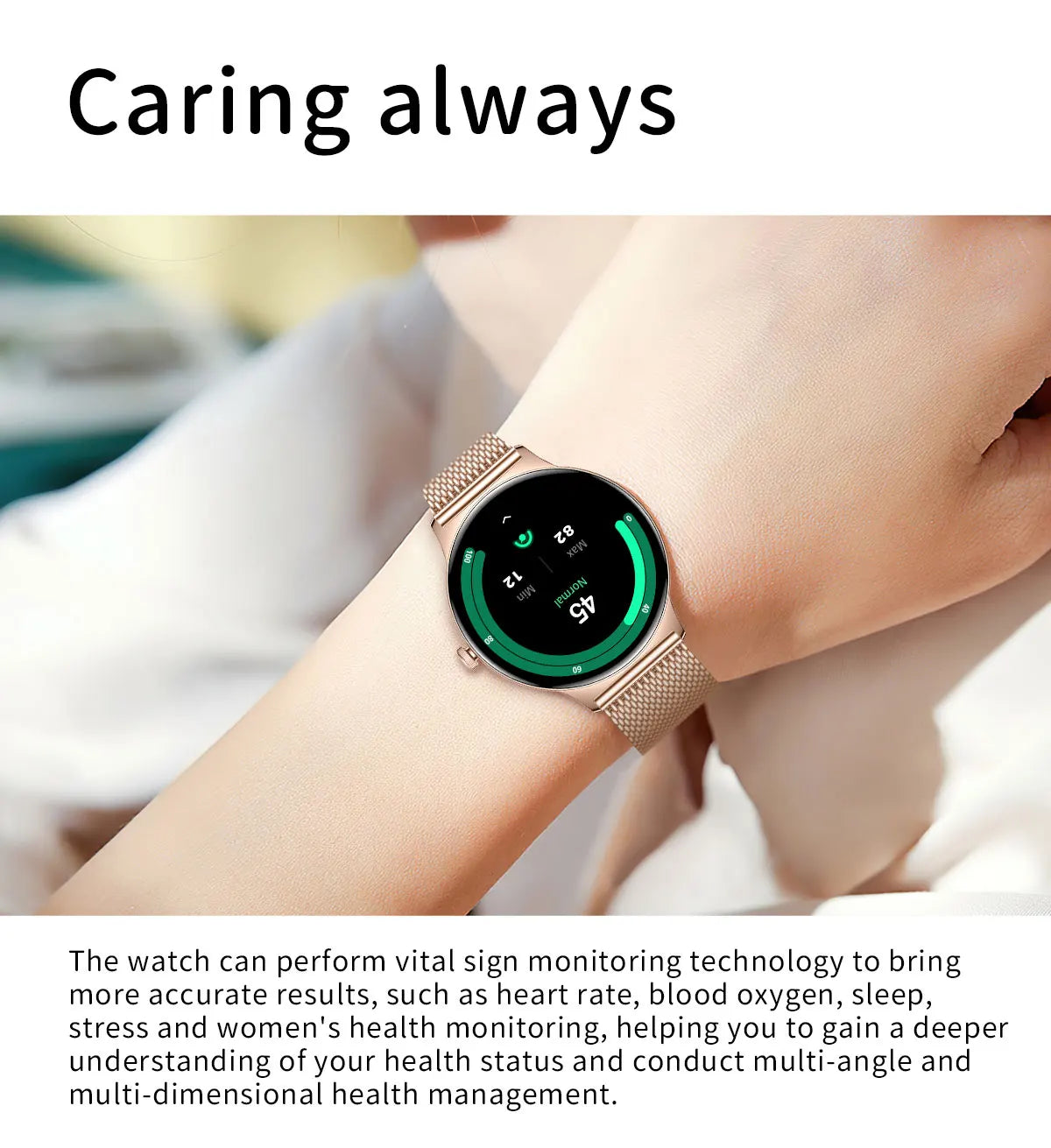 Ultra-Thin 1.43" Smart Watch HD AMOLED Screen Wireless Calling 100+ Sports Modes