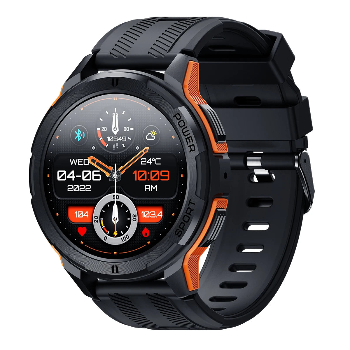 AMOLED Smart Watch 1.43'' Waterproof Fitness Tracker with Heart Rate Monitor & Bluetooth Call