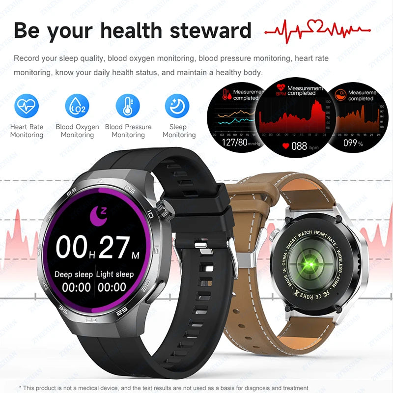 GPS Sports Smartwatch, Heart Rate, NFC, Compass, IP68 Waterproof