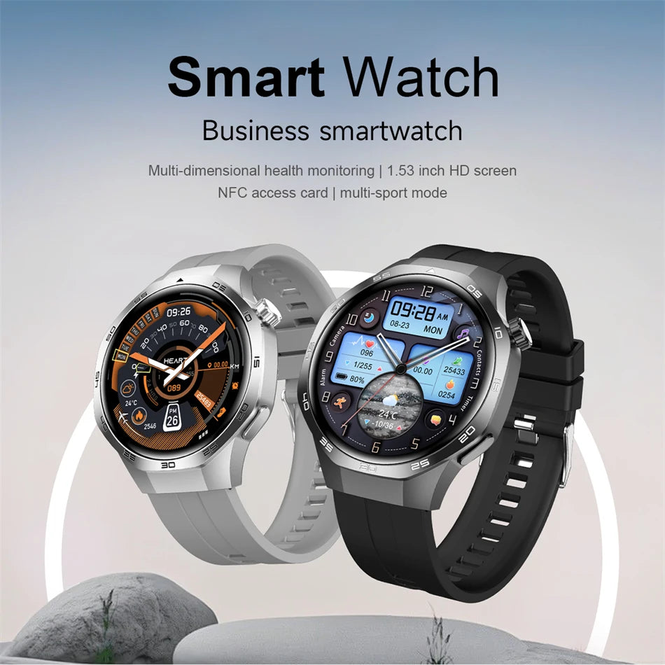 GPS Sports Smartwatch, Heart Rate, NFC, Compass, IP68 Waterproof