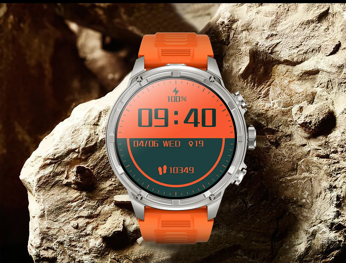 1.85" Ultra HD Smartwatch with NFC, Bluetooth Calling, 710mAh Battery, Fitness & Health Tracking