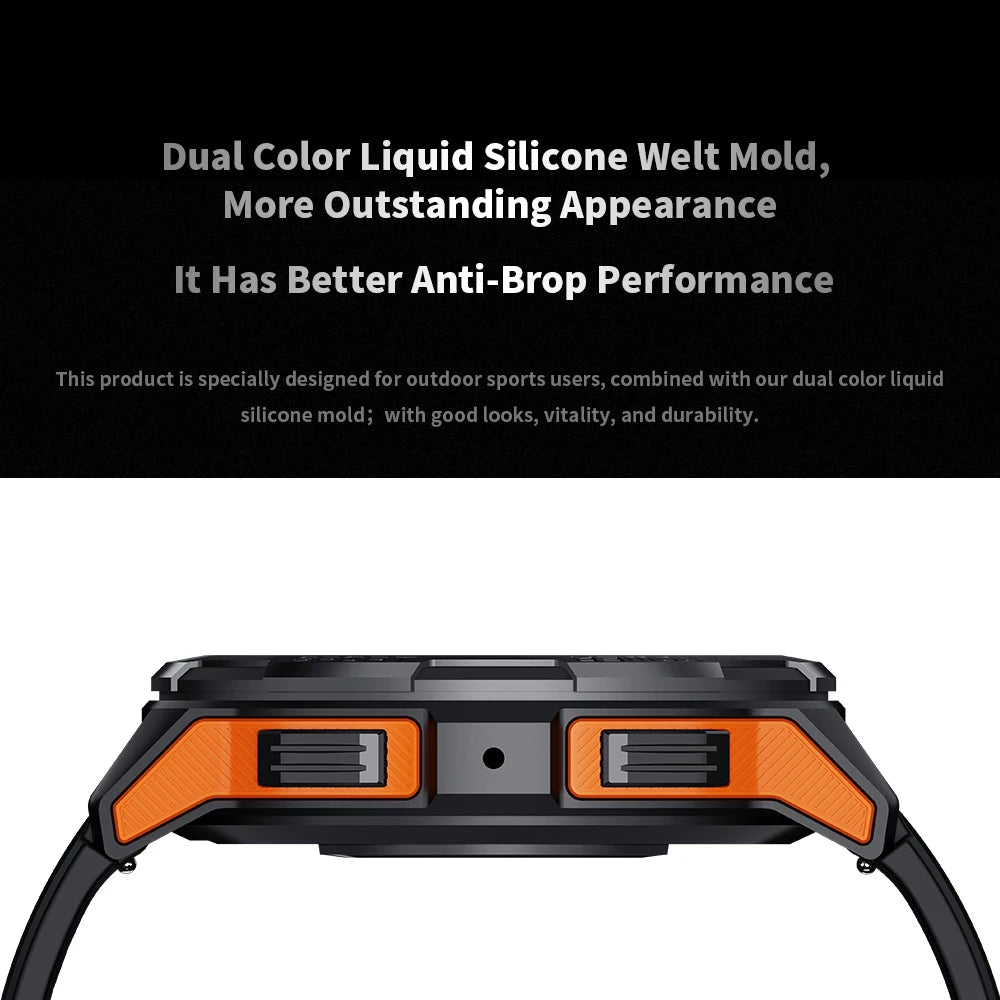 1.43" AMOLED Bluetooth Call Smartwatch | Heart Rate, Waterproof, Fitness Tracking for Android & iOS