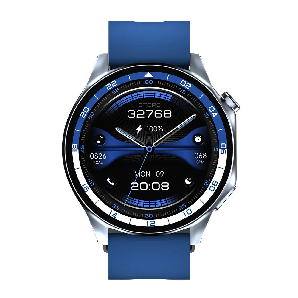 1.43'' TFT Smart Watch - 4GB RAM, Music, Health Monitoring, Bluetooth Call, Waterproof