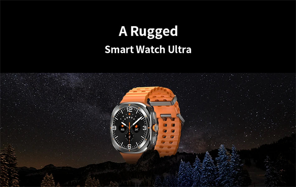 GPS AMOLED Smartwatch: Outdoor Sports, BT Calling, NFC, IP68