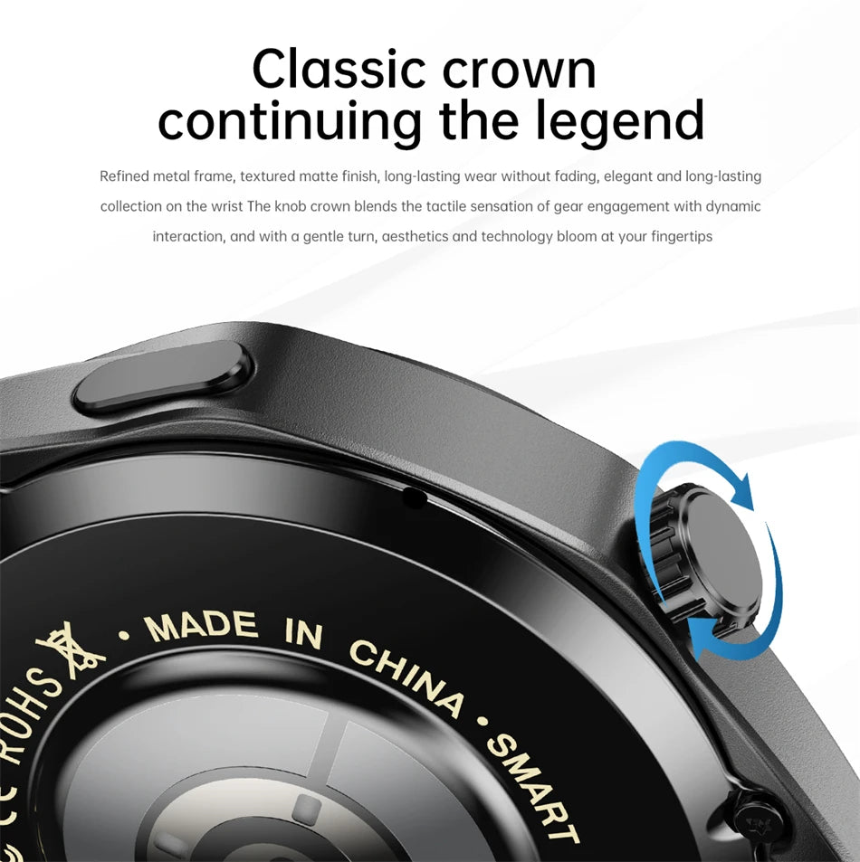 Smart Watch 5 Pro: AMOLED HD, Bluetooth Call, GPS, NFC, Fitness & Health Tracker