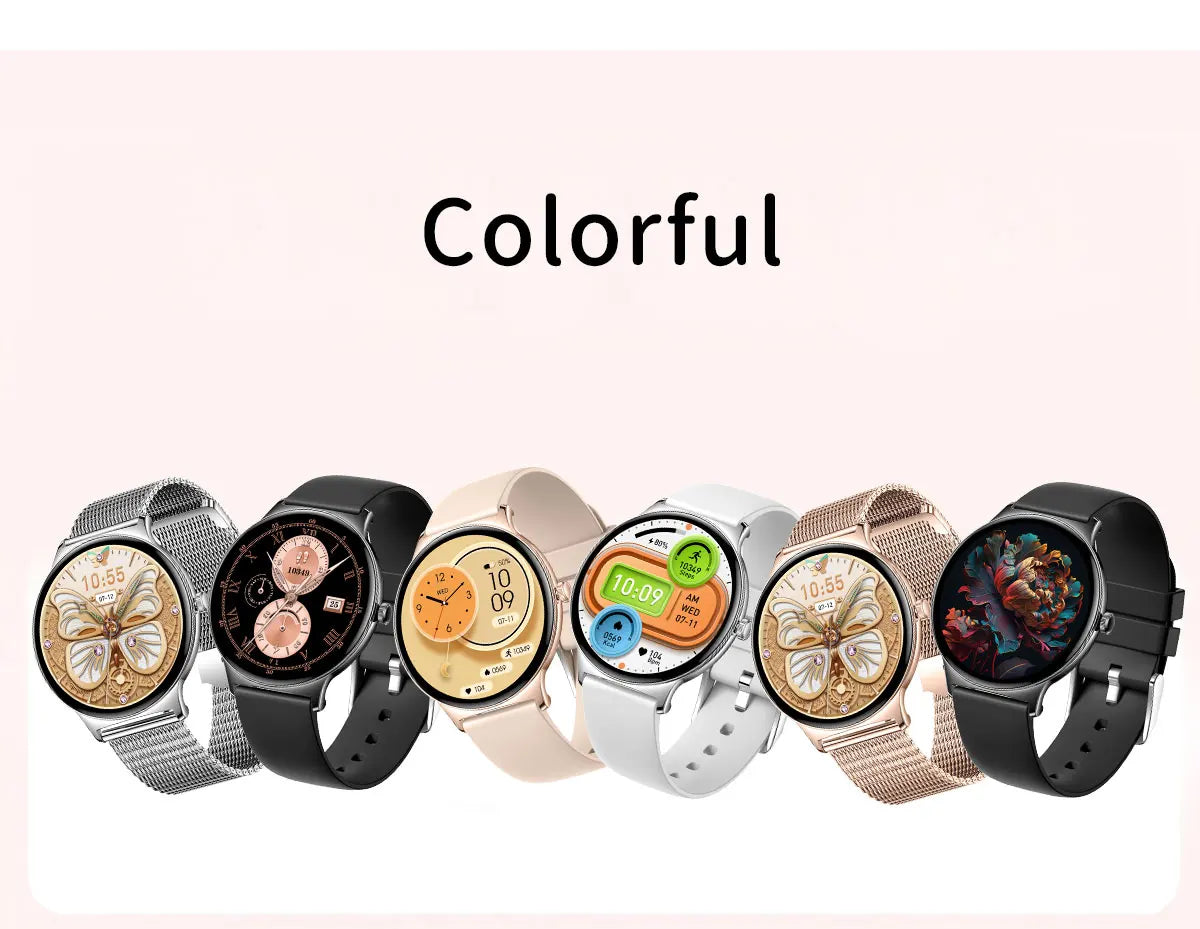 Ultra-Thin 1.43" Smart Watch HD AMOLED Screen Wireless Calling 100+ Sports Modes
