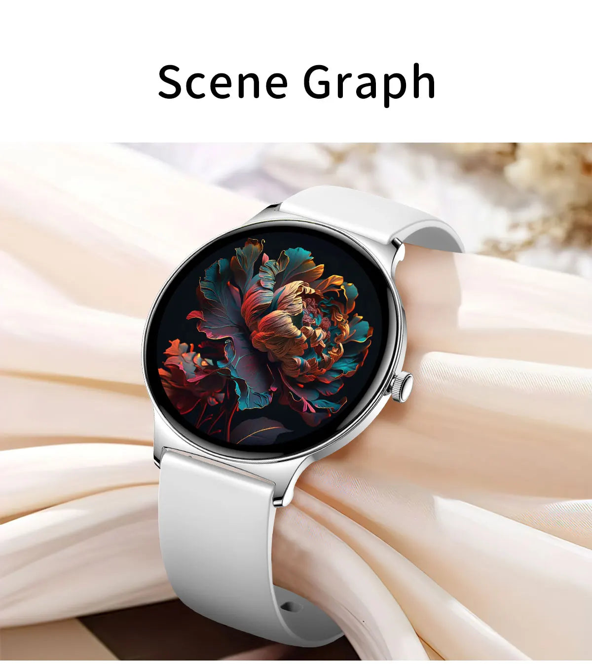 Ultra-Thin 1.43" Smart Watch HD AMOLED Screen Wireless Calling 100+ Sports Modes