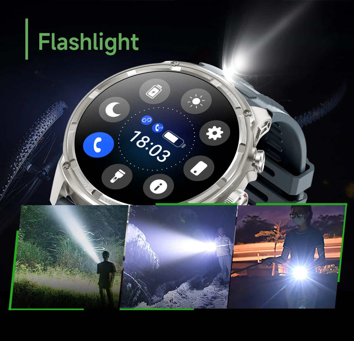 1.85" Ultra HD Smartwatch with NFC, Bluetooth Calling, 710mAh Battery, Fitness & Health Tracking