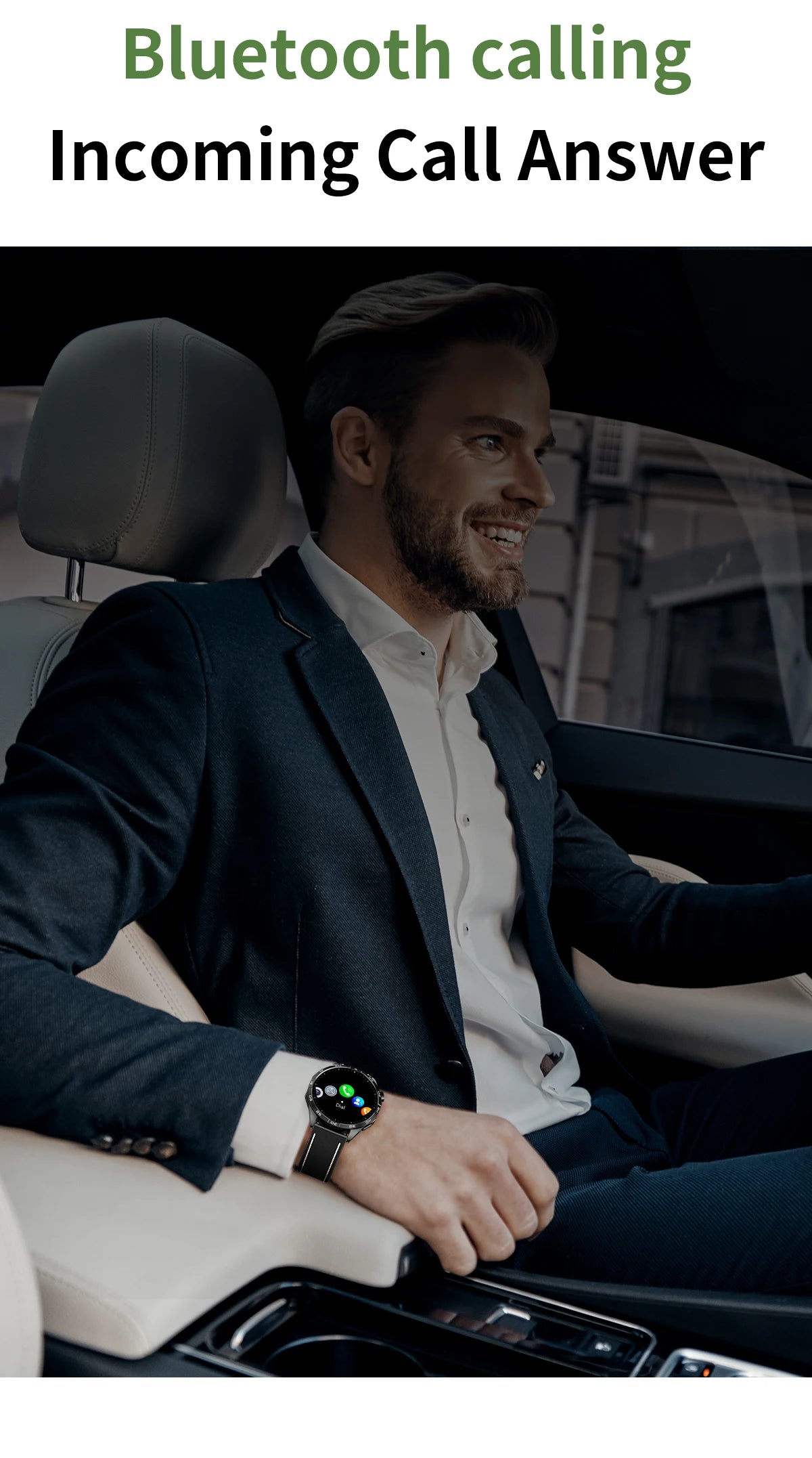 2024 Men's Smartwatch | Bluetooth Calling, IP68 Waterproof, Heart Rate Monitor, Fitness Tracker