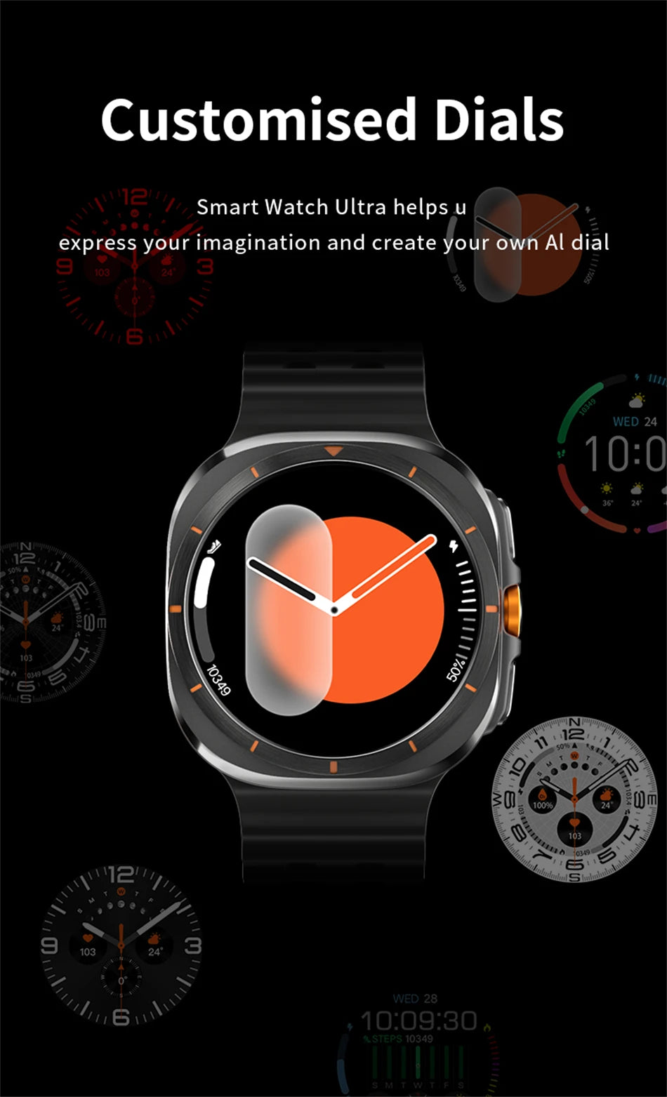 GPS AMOLED Smartwatch: Outdoor Sports, BT Calling, NFC, IP68