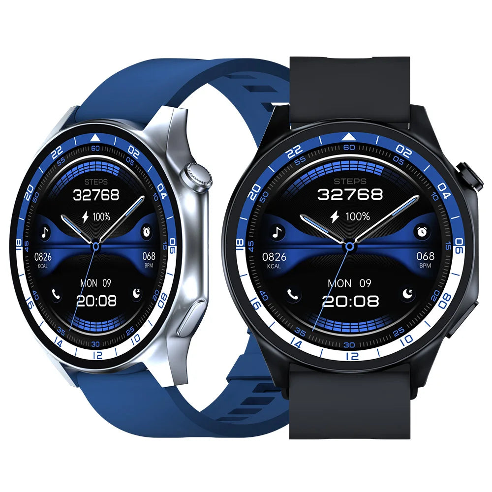 1.43'' TFT Smart Watch - 4GB RAM, Music, Health Monitoring, Bluetooth Call, Waterproof