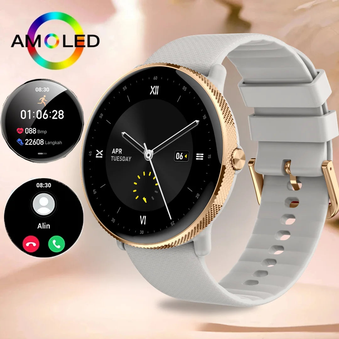 2024 Smartwatch Fitness Tracker with Bluetooth Call & IP68 Waterproof